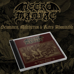 NECROMANIAC: Sciomancy, Malediction & Rites Abominable CD (debut album from cult death/black/thrash horde)