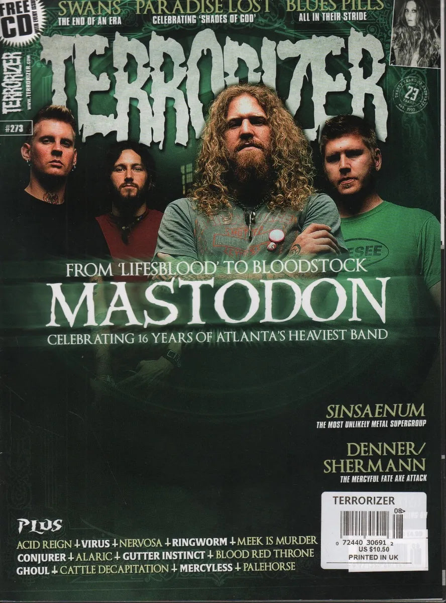 MOVING SALE: TERRORIZER magazine £1 per copy!   (201-final issue)