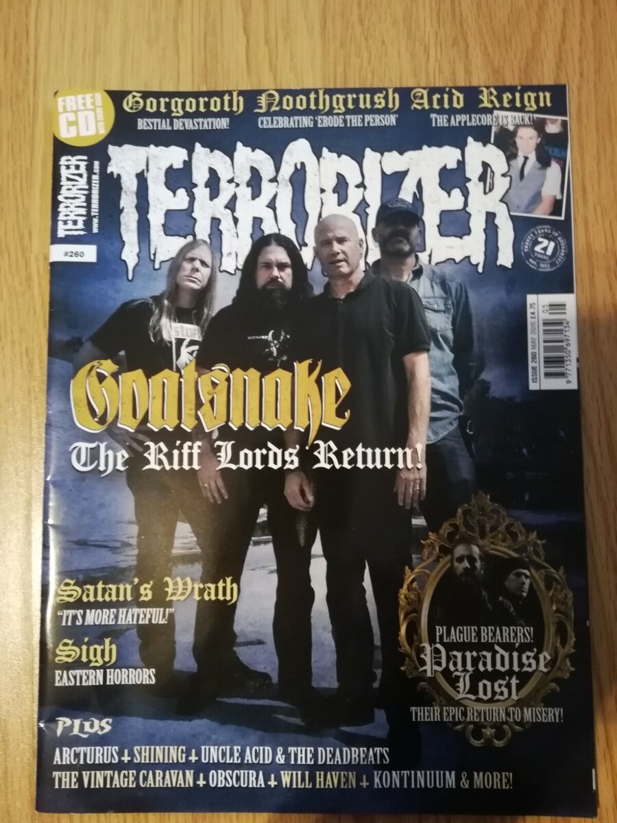 MOVING SALE: TERRORIZER magazine £1 per copy!   (201-final issue)