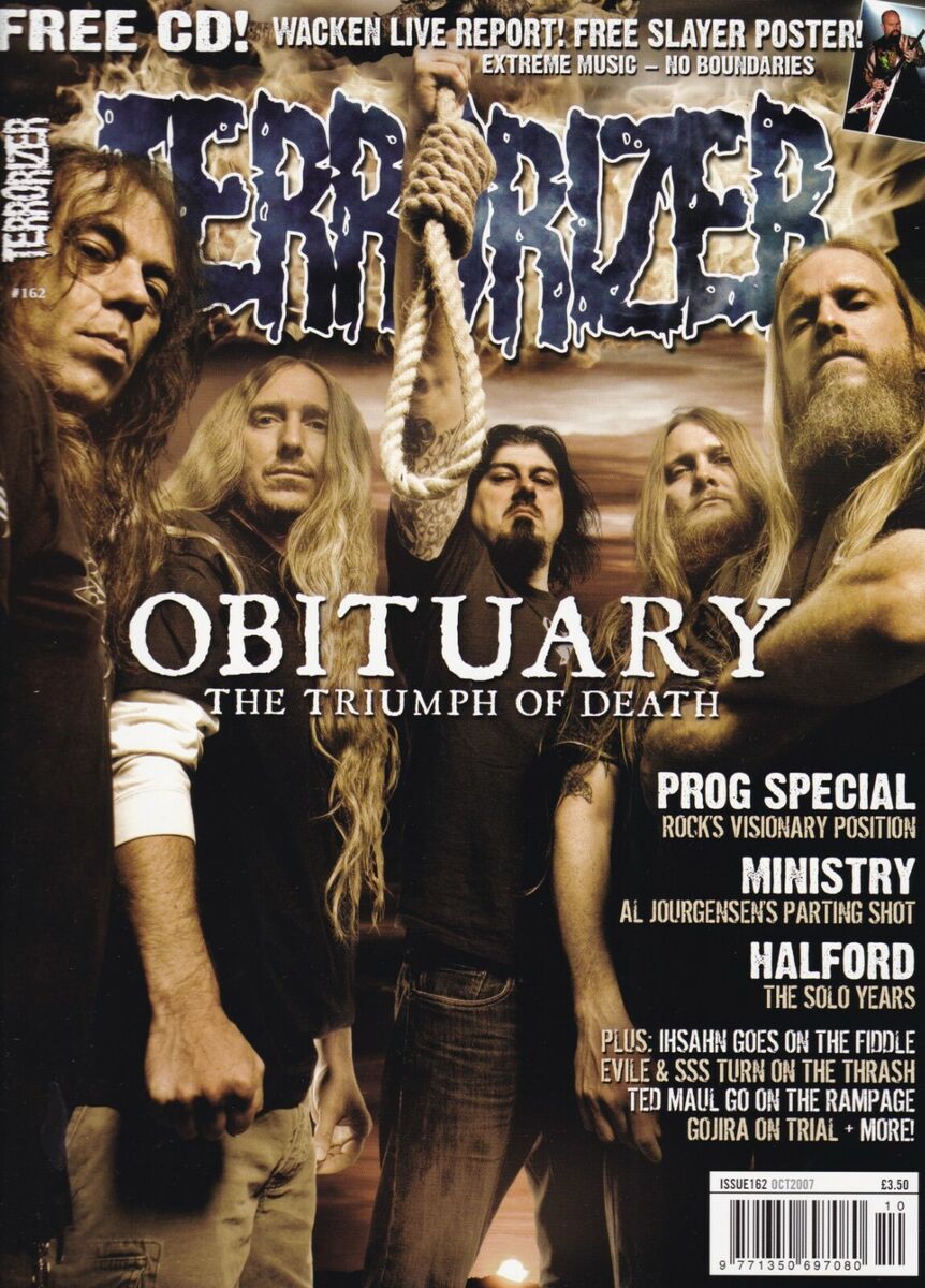 MOVING SALE: TERRORIZER magazine £1 per copy!   (issues 150-200)