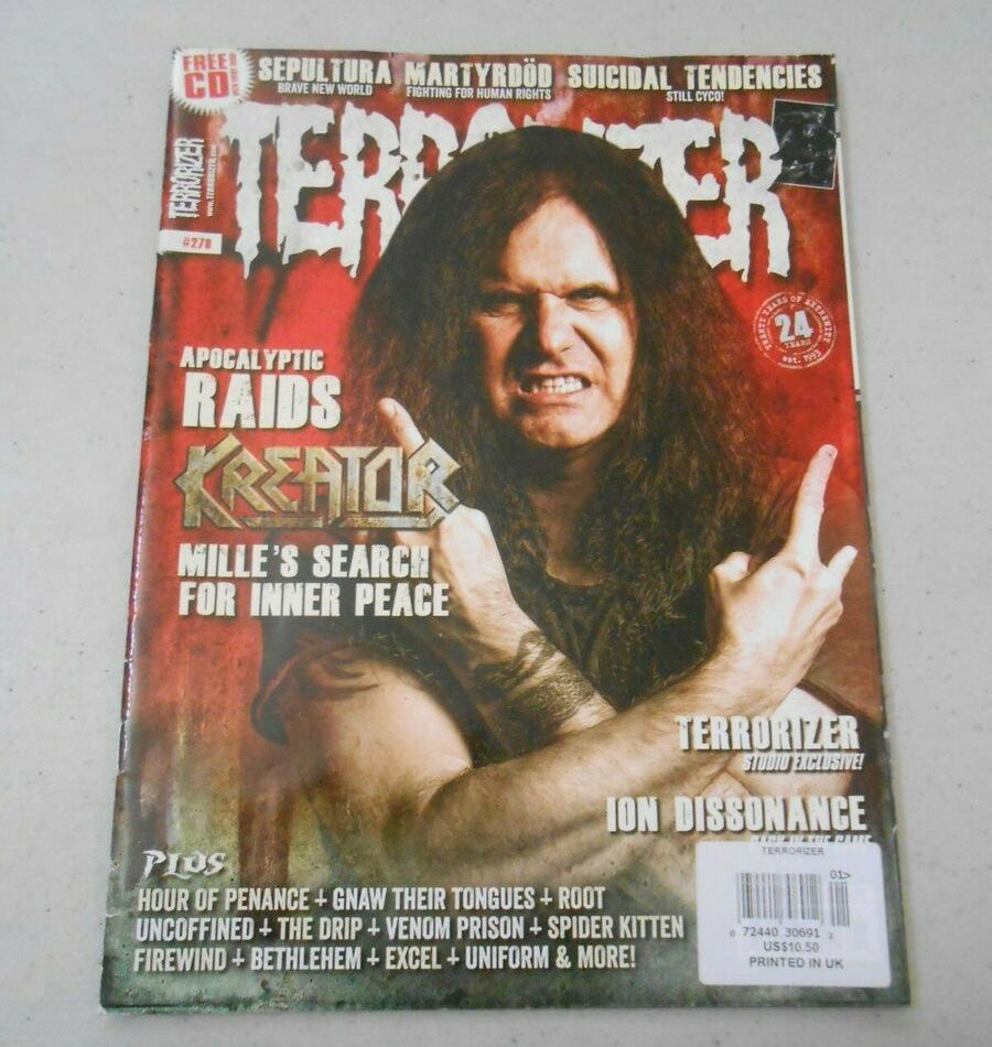 MOVING SALE: TERRORIZER magazine £1 per copy!   (201-final issue)