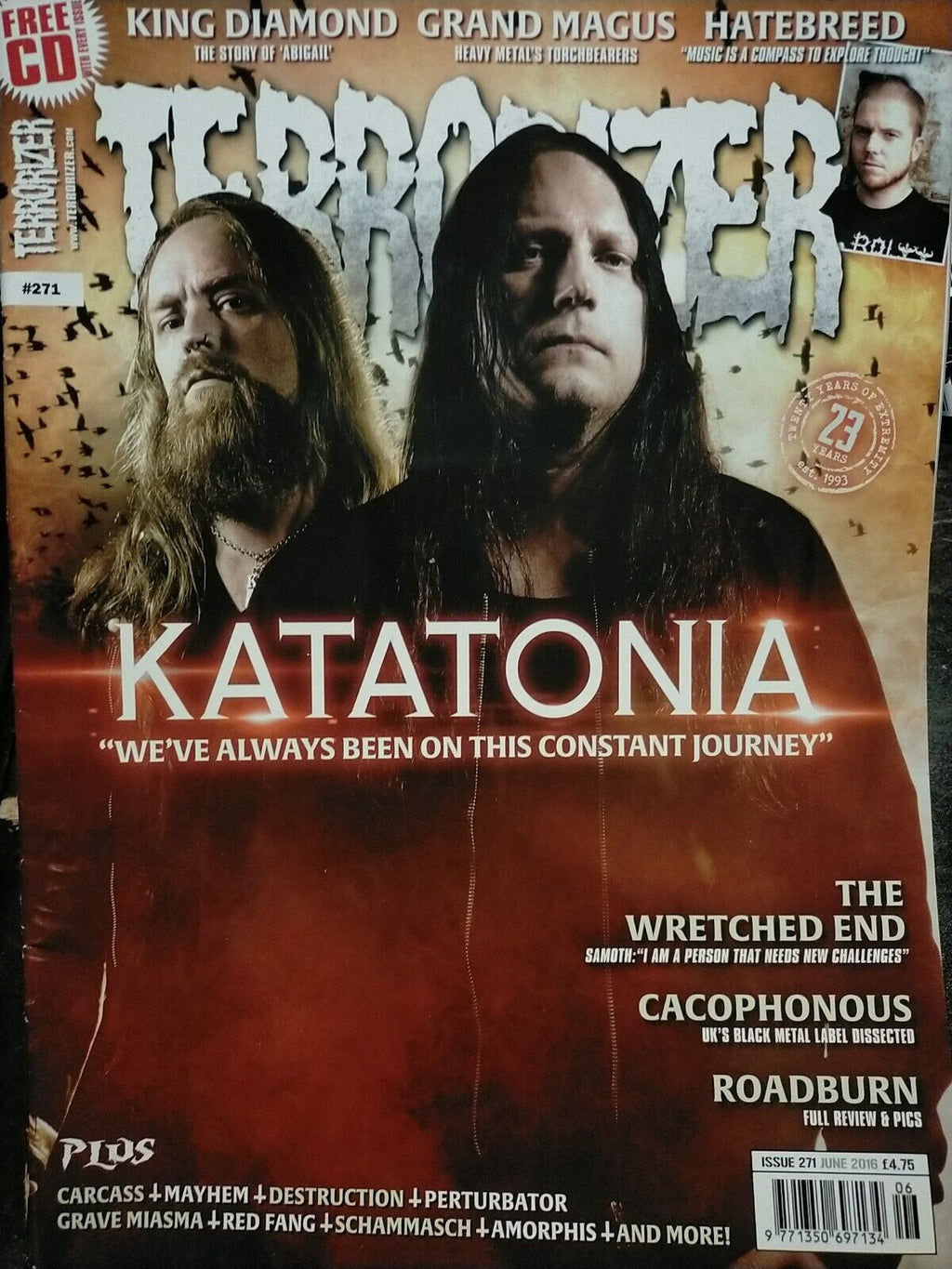 MOVING SALE: TERRORIZER magazine £1 per copy!   (201-final issue)