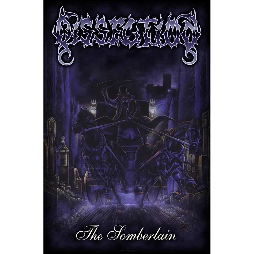 DISSECTION: official THE SOMBERLAIN large flag / textile poster