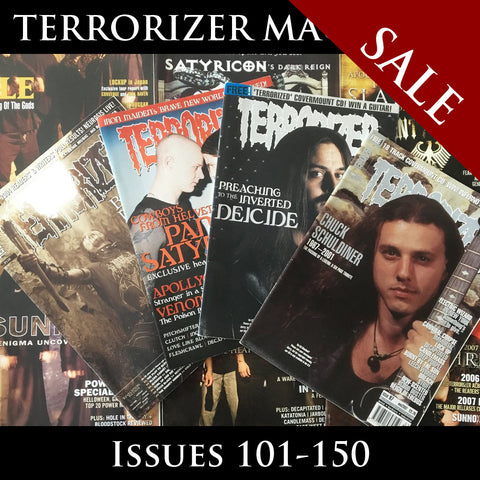 Sale: TERRORIZER magazine (101-150)  - issues now £3!