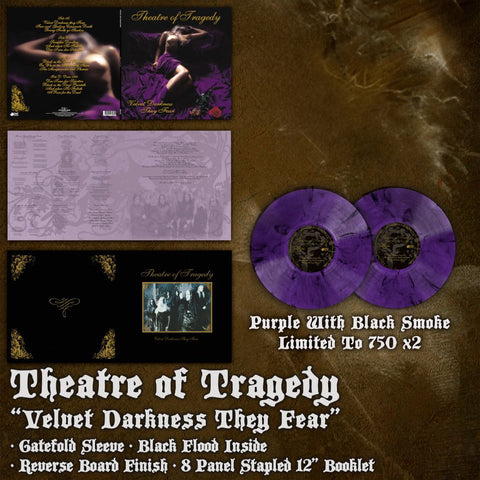 THEATRE OF TRAGEDY: Velvet Darkness They Fear deluxe double LP (2 x vinyl, deluxe booklet, limited to 250)