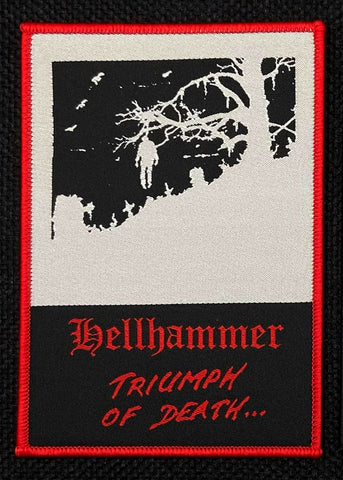Preorder [June 2026] HELLHAMMER: official, limited TRIUMPH OF DEATH patches (by CND, 2 variants)