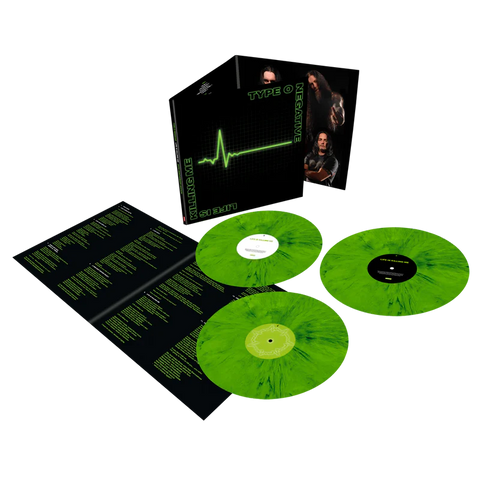 Preorder (late April 2024) TYPE O NEGATIVE: Life is Killing Me triple LP (3 x green and black vinyl, many bonus tracks)