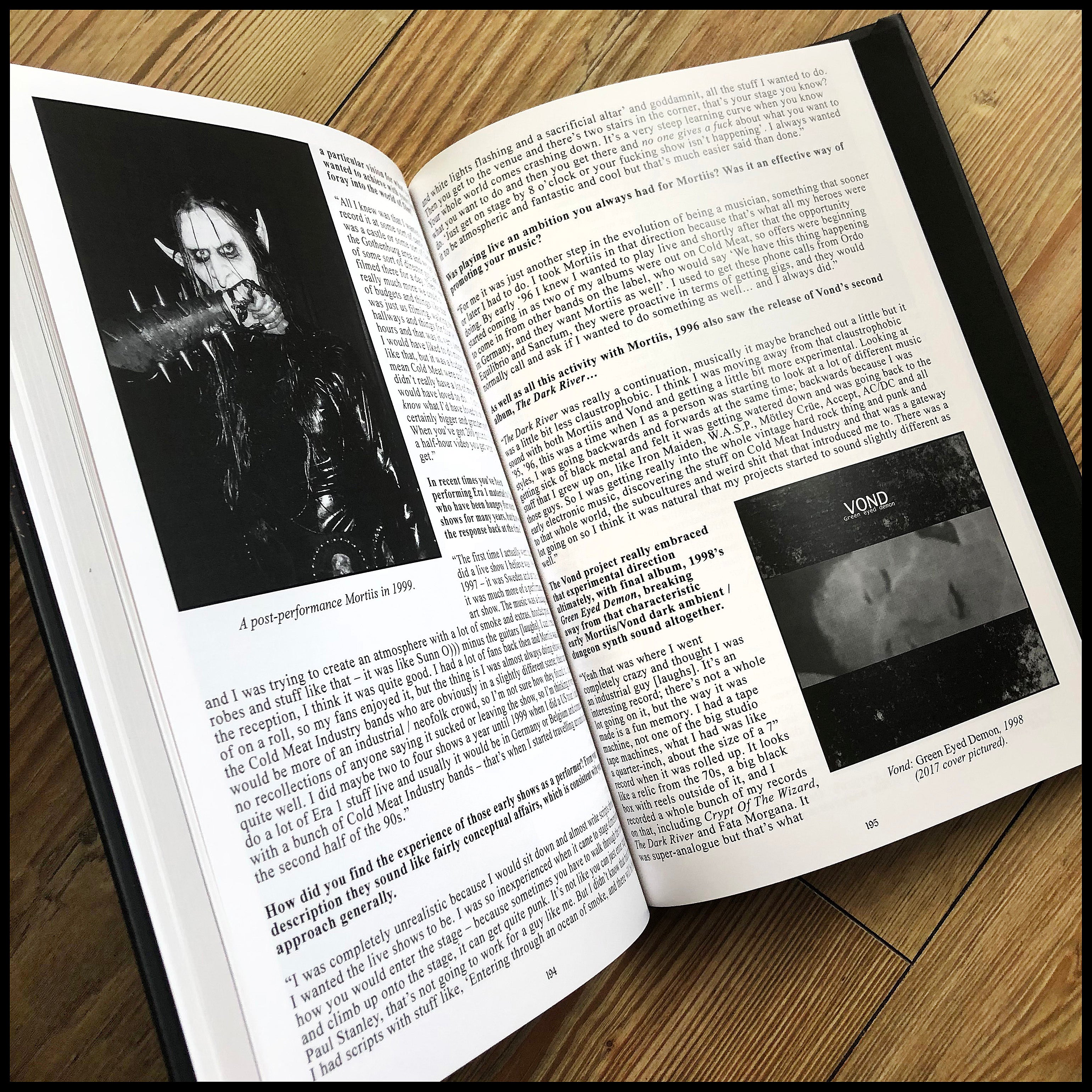 MORTIIS: SECRETS OF MY KINGDOM: RETURN TO DIMENSIONS UNKNOWN hardback book (3rd edition/cover) *signed!*