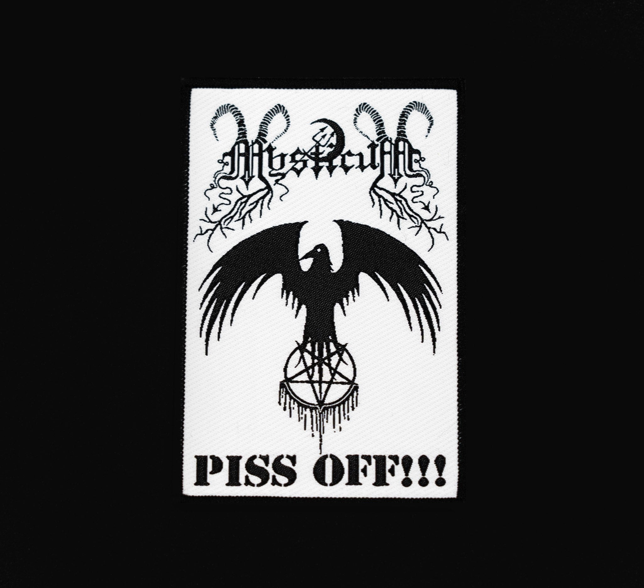 MYSTICUM: Industries of Inferno (ltd 8 cassette boxset & hardcover book + pendant and chain, patches, flag, posters)