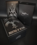 MYSTICUM: Industries of Inferno (ltd 8 cassette boxset & hardcover book + pendant and chain, patches, flag, posters)