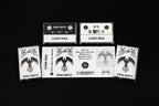 MYSTICUM: Industries of Inferno (ltd 8 cassette boxset & hardcover book + pendant and chain, patches, flag, posters)