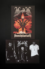 MYSTICUM: Industries of Inferno (ltd 8 cassette boxset & hardcover book + pendant and chain, patches, flag, posters)
