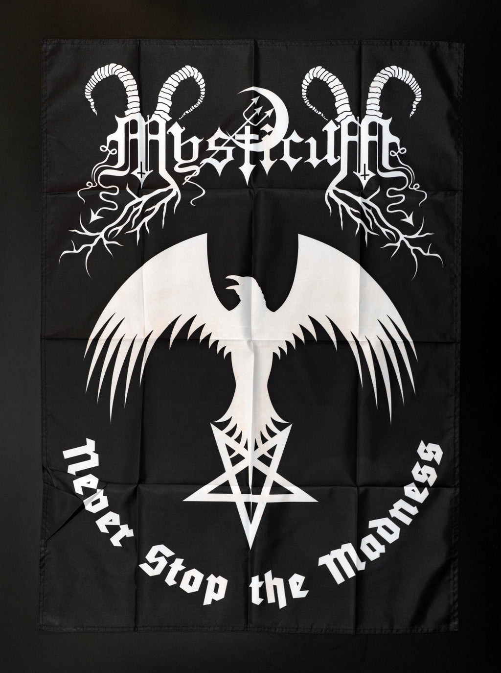 MYSTICUM: Industries of Inferno (ltd 8 cassette boxset & hardcover book + pendant and chain, patches, flag, posters)