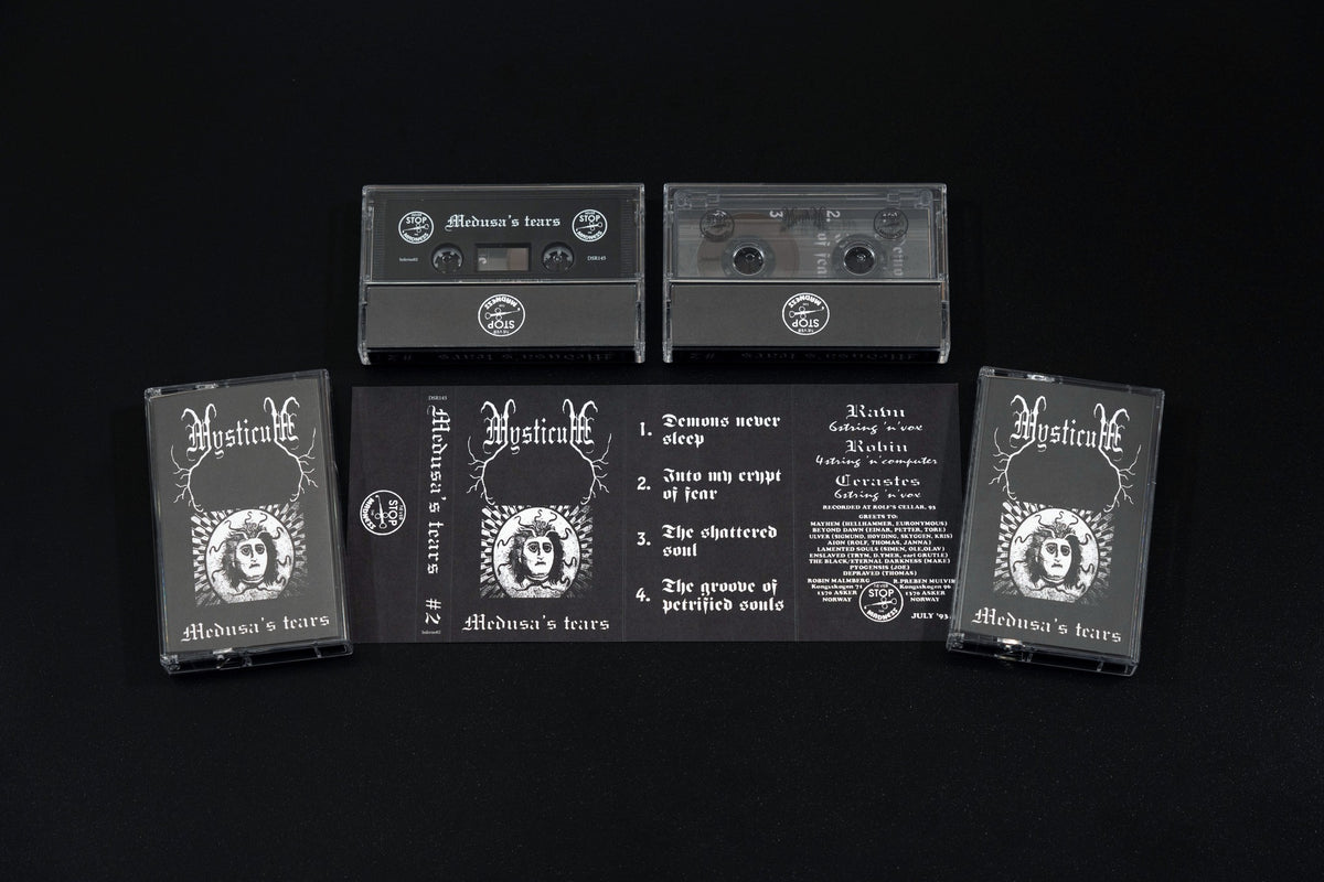MYSTICUM: Industries of Inferno (ltd 8 cassette boxset & hardcover book + pendant and chain, patches, flag, posters)