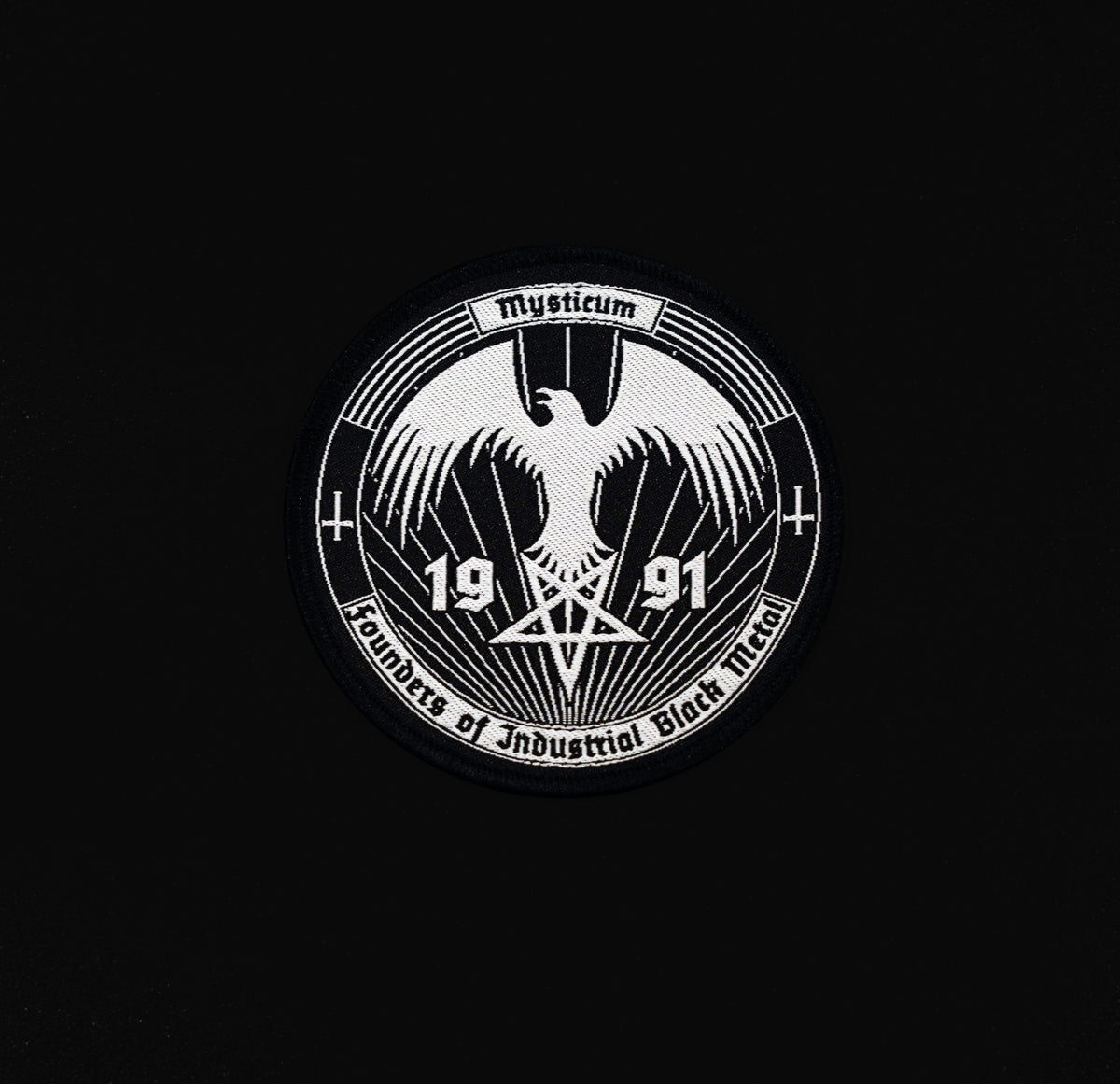 MYSTICUM: Industries of Inferno (ltd 8 cassette boxset & hardcover book + pendant and chain, patches, flag, posters)