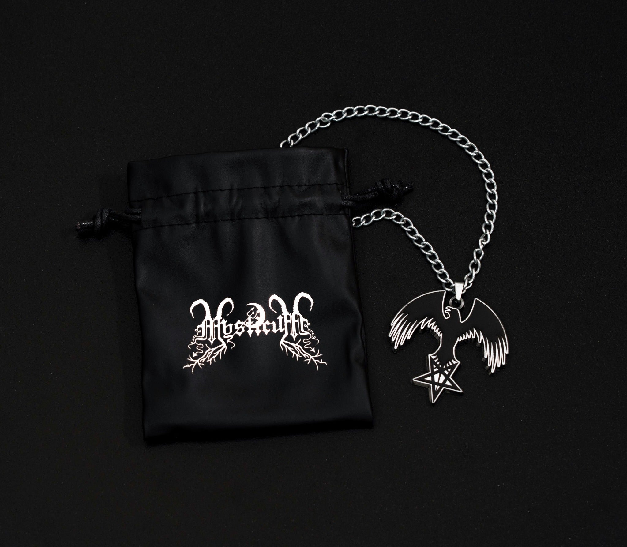MYSTICUM: Industries of Inferno (ltd 8 cassette boxset & hardcover book + pendant and chain, patches, flag, posters)