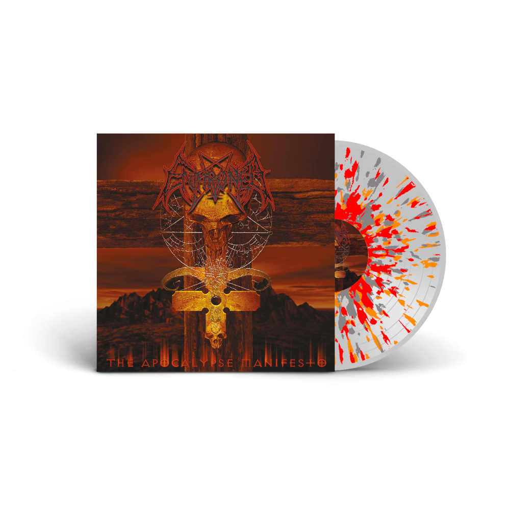 MOVING SALE: ENTHRONED: The Apocalypse Manifesto LP (stunning splatter vinyl, violent 90s black metal) *new, sealed*