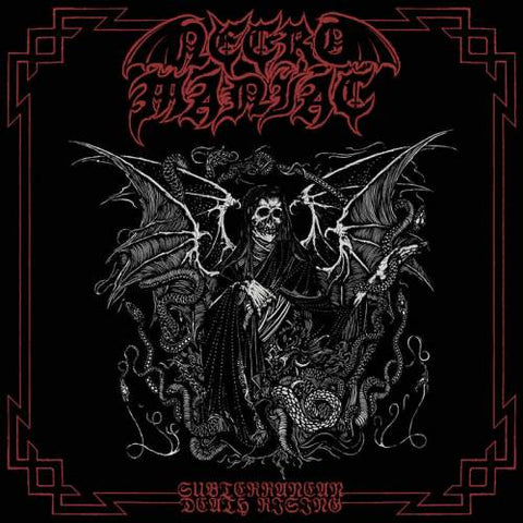 NECROMANIAC: Subterranean Death Rising 7 inch (old school death/black/thrash) *signed*