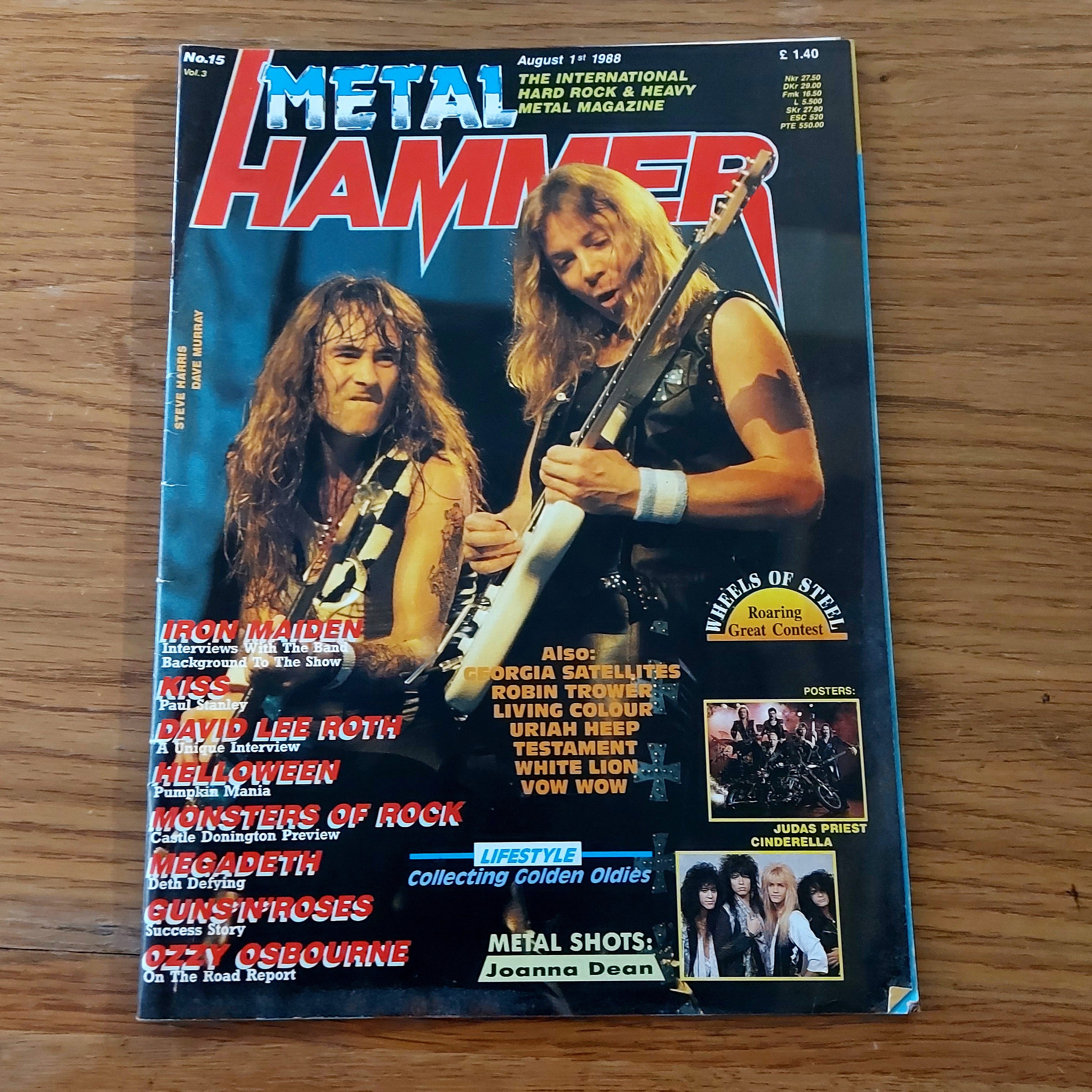 MOVING SALE: METAL HAMMER magazine (mostly late 80s/early 90s. Multiple issues, periodically restocked)