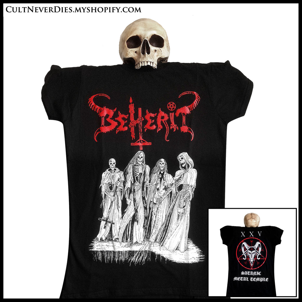 BEHERIT: official OATH OF BLACK BLOOD shirt  (by CND)