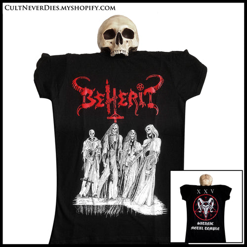 BEHERIT: official OATH OF BLACK BLOOD shirt  (by CND)
