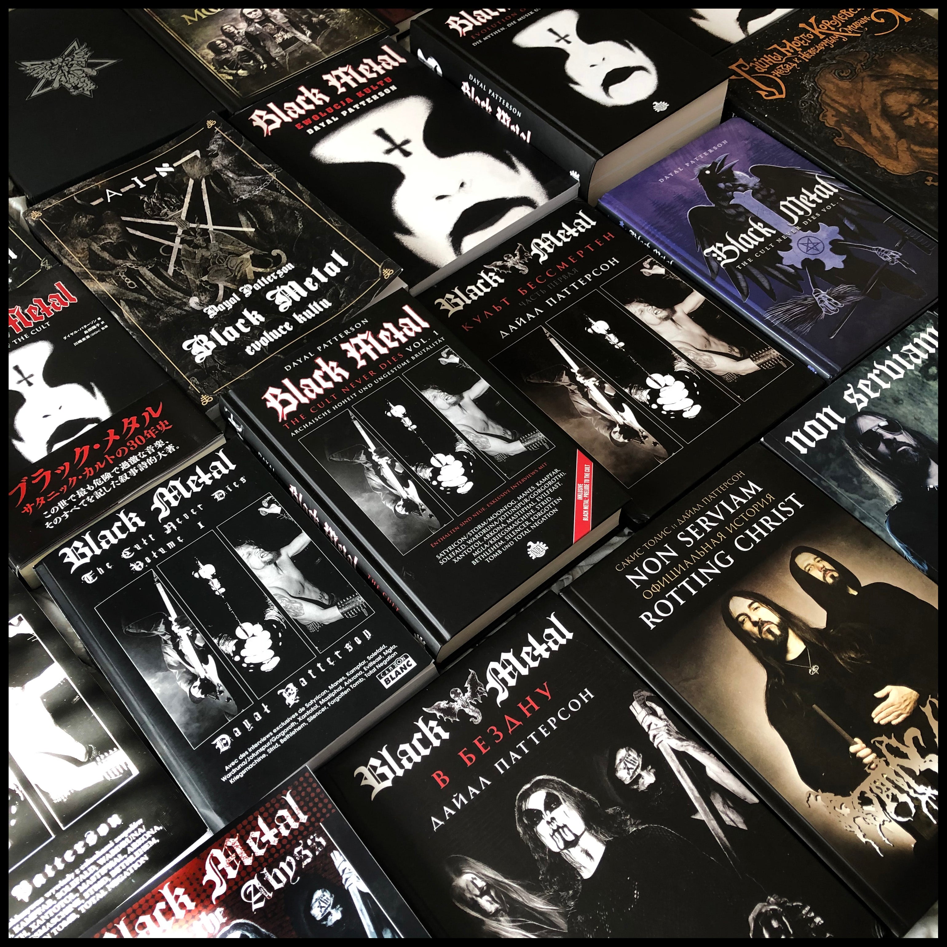MOVING SALE: TRANSLATED EDITIONS OF CULT NEVER DIES BOOKS (Russian, Polish, Czech, French, German