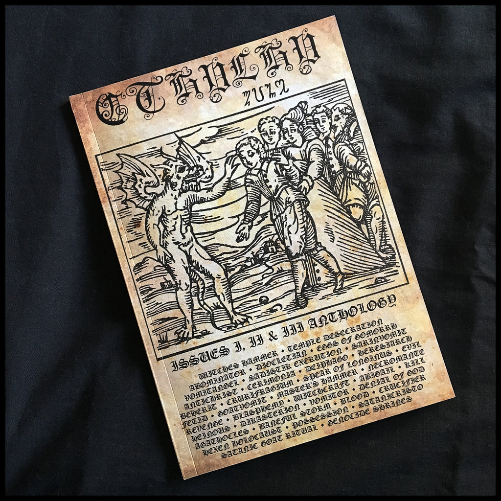 CTHULHU ZINE collection 1 (Issues 1, 2 & 3)  [black, death, grind, war metal, underground fanzine]