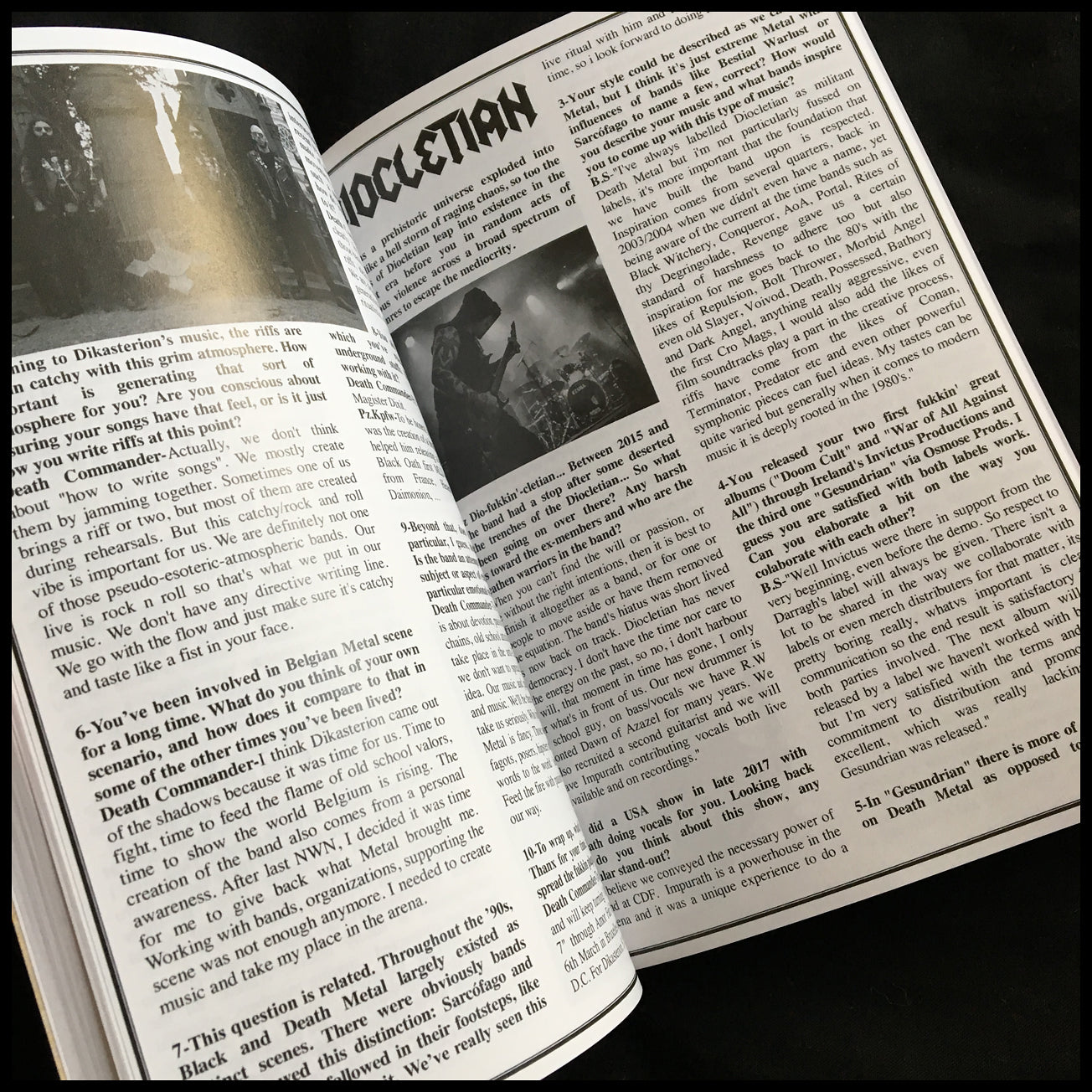 CTHULHU ZINE collection 1 (Issues 1, 2 & 3)  [black, death, grind, war metal, underground fanzine]