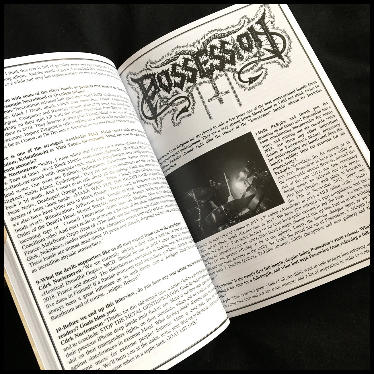 CTHULHU ZINE collection 1 (Issues 1, 2 & 3)  [black, death, grind, war metal, underground fanzine]