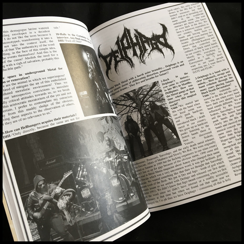 CTHULHU ZINE collection 1 (Issues 1, 2 & 3)  [black, death, grind, war metal, underground fanzine]