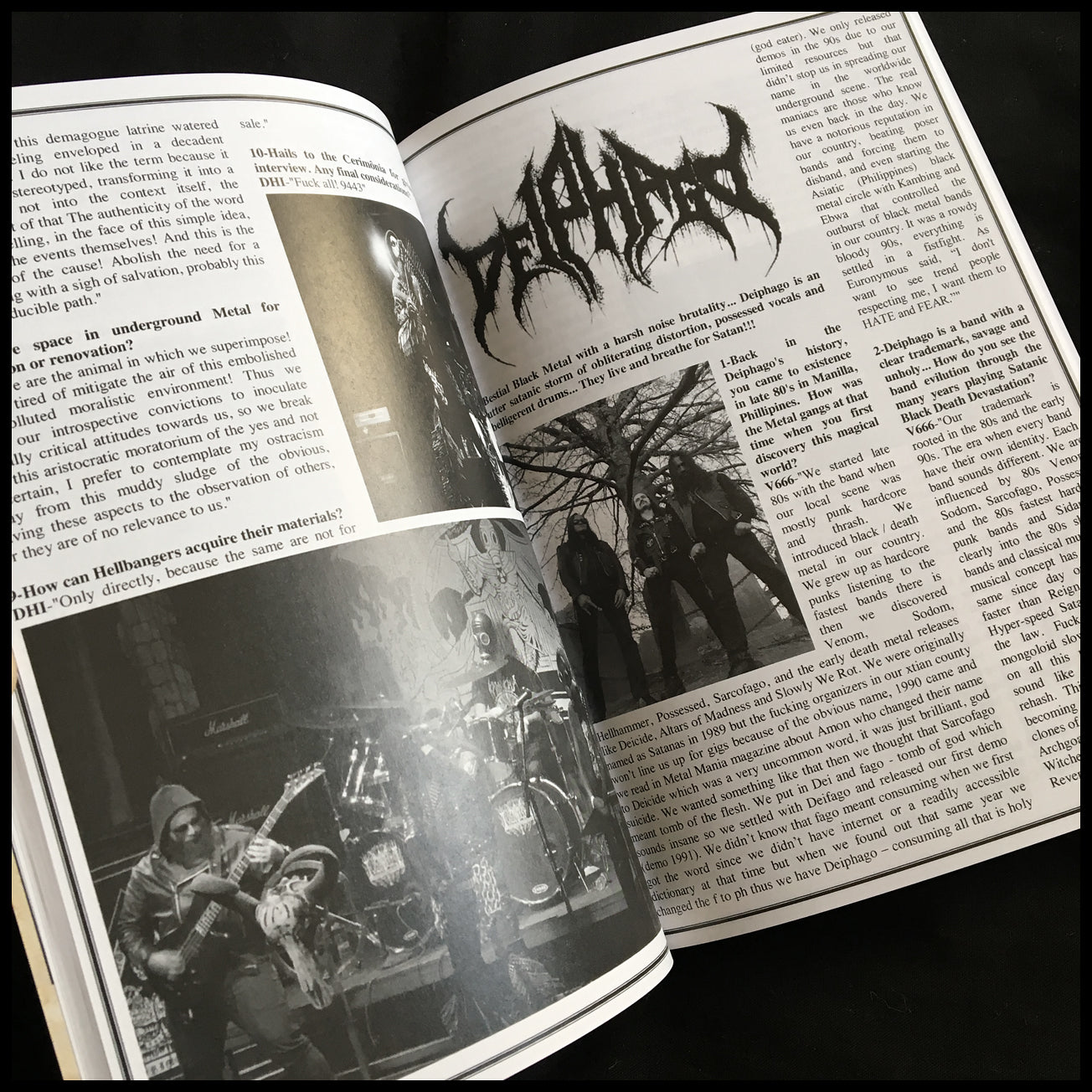 CTHULHU ZINE collection 1 (Issues 1, 2 & 3)  [black, death, grind, war metal, underground fanzine]