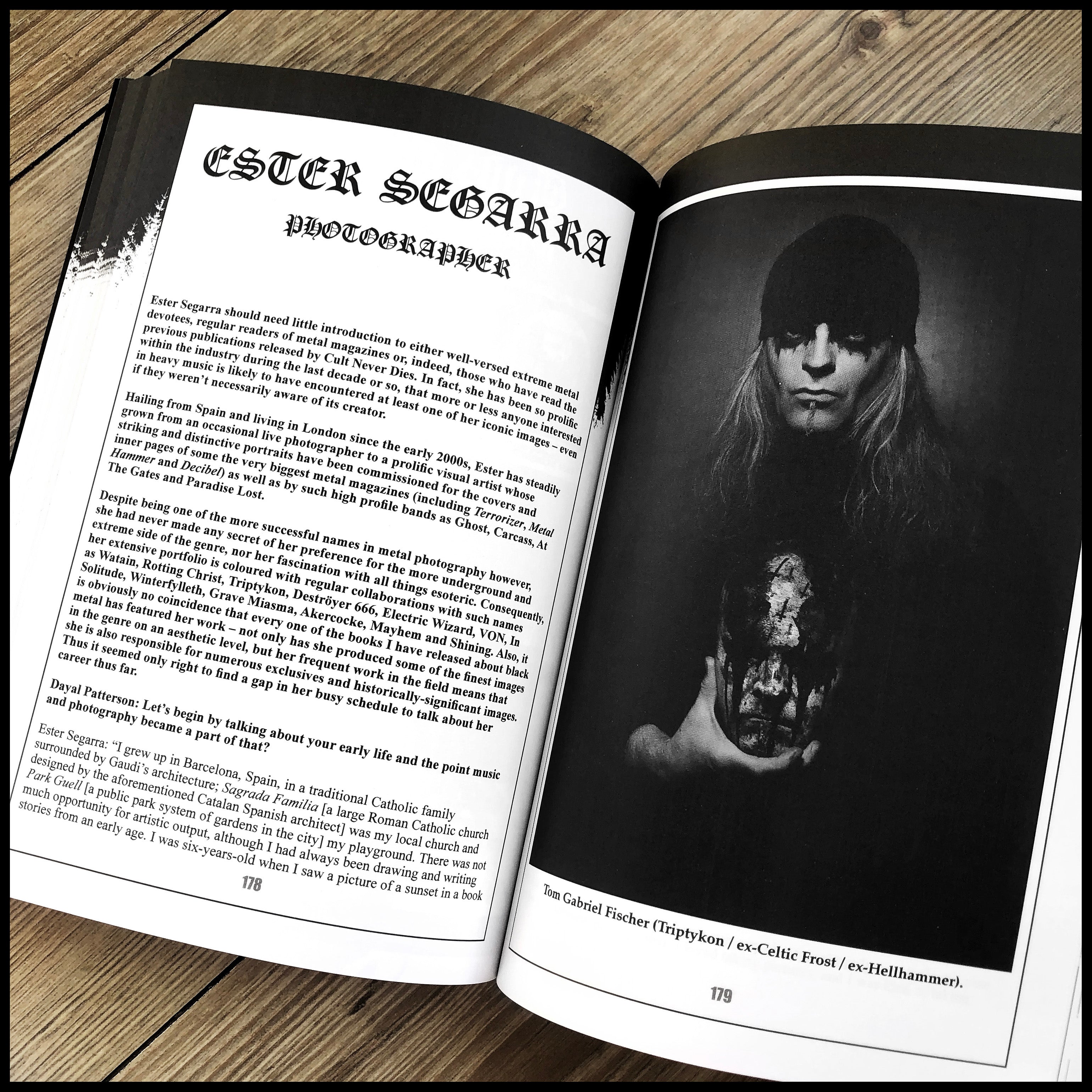 MOVING SALE: CULT NEVER DIES THE MEGA ZINE book *SIGNED* (ex-display)