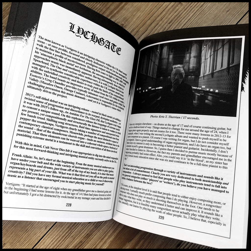 MOVING SALE: CULT NEVER DIES THE MEGA ZINE book *SIGNED* (ex-display)