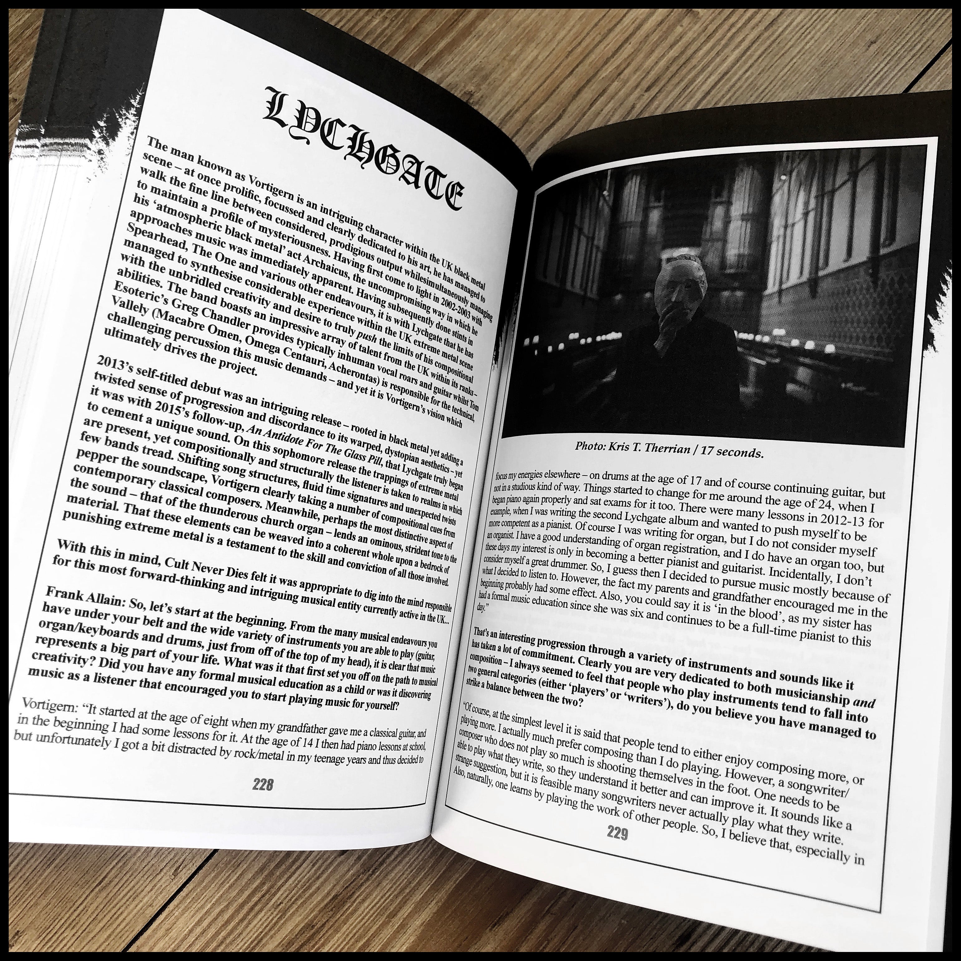MOVING SALE: CULT NEVER DIES THE MEGA ZINE book *SIGNED* (ex-display)