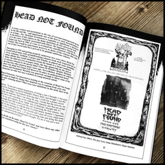 MOVING SALE: CULT NEVER DIES THE MEGA ZINE book *SIGNED* (ex-display)