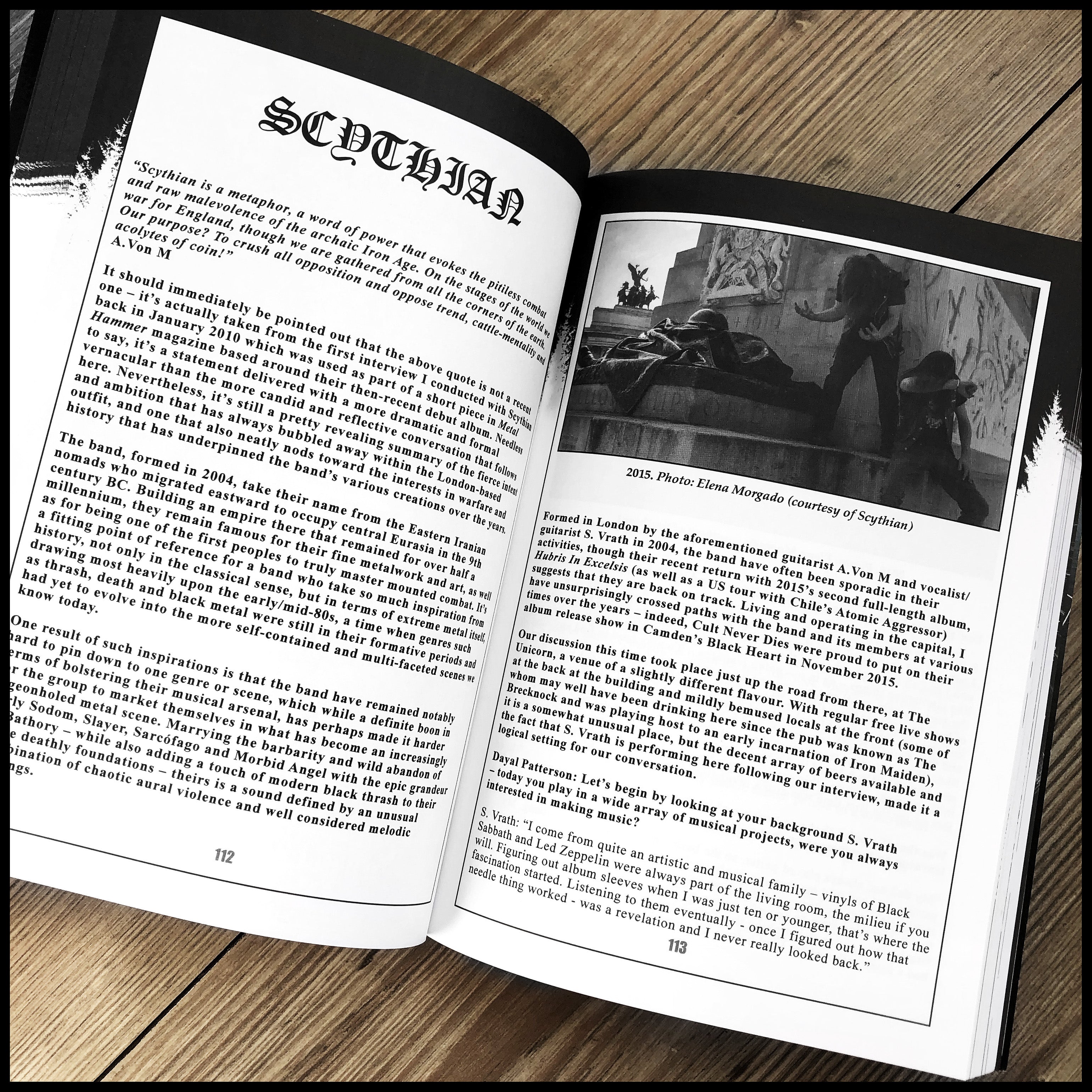 MOVING SALE: CULT NEVER DIES THE MEGA ZINE book *SIGNED* (ex-display)