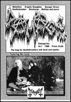 Ultra Damaged zine / black metal fanzine / death metal fanzine / metal fanzine]