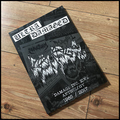 ULTRA DAMAGED: DAMAGE INC. ZINE ANTHOLOGY book (Underground Archives 1) [by Maniac, ex-MAYHEM]