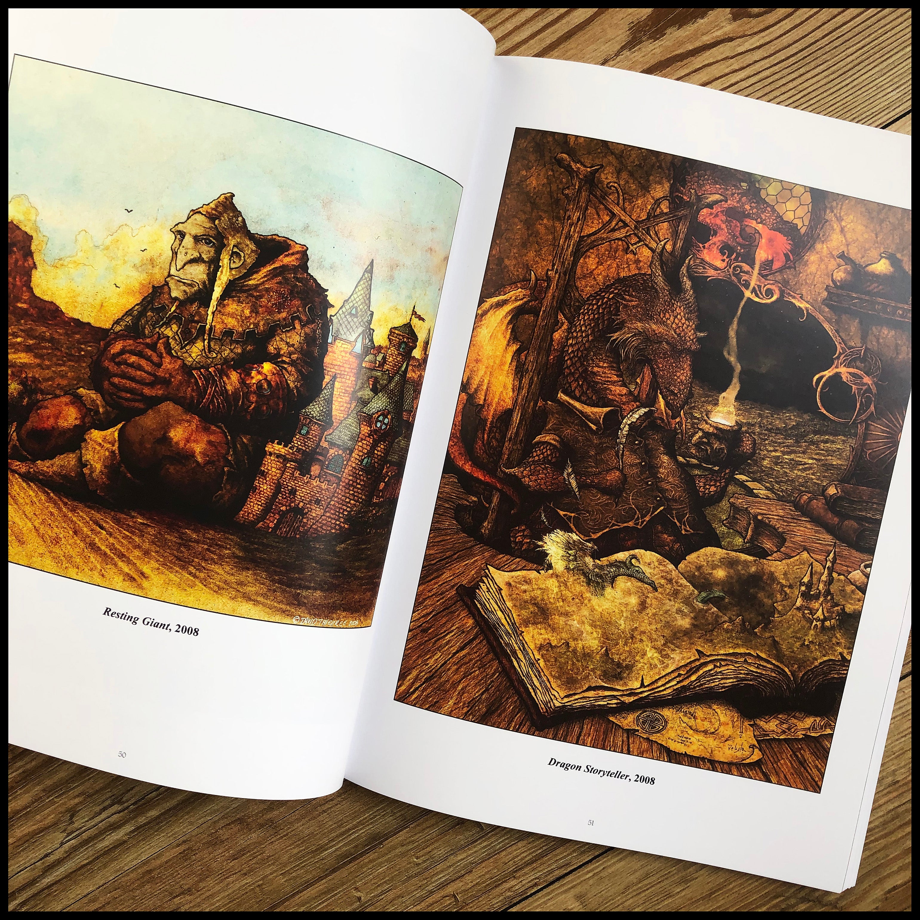 MOVING SALE: OWLS, TROLLS & DEAD KING'S SKULLS: THE ART OF DAVID THIÉRRÉE book (ex-display/imperfect copies)