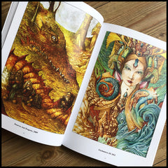 MOVING SALE: OWLS, TROLLS & DEAD KING'S SKULLS: THE ART OF DAVID THIÉRRÉE book (ex-display/imperfect copies)