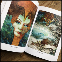 MOVING SALE: OWLS, TROLLS & DEAD KING'S SKULLS: THE ART OF DAVID THIÉRRÉE book (ex-display/imperfect copies)