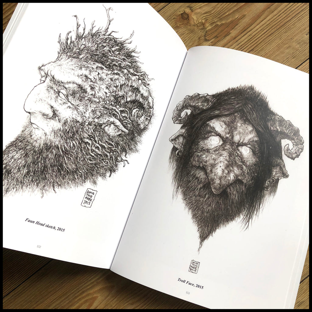 MOVING SALE: OWLS, TROLLS & DEAD KING'S SKULLS: THE ART OF DAVID THIÉRRÉE book (ex-display/imperfect copies)
