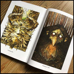 MOVING SALE: OWLS, TROLLS & DEAD KING'S SKULLS: THE ART OF DAVID THIÉRRÉE book (ex-display/imperfect copies)