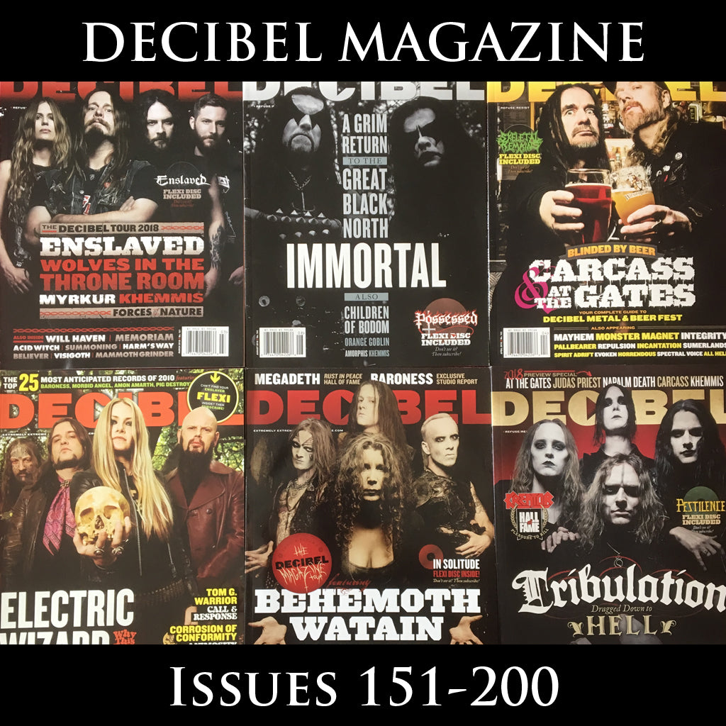 DECIBEL magazine (multiple issues)