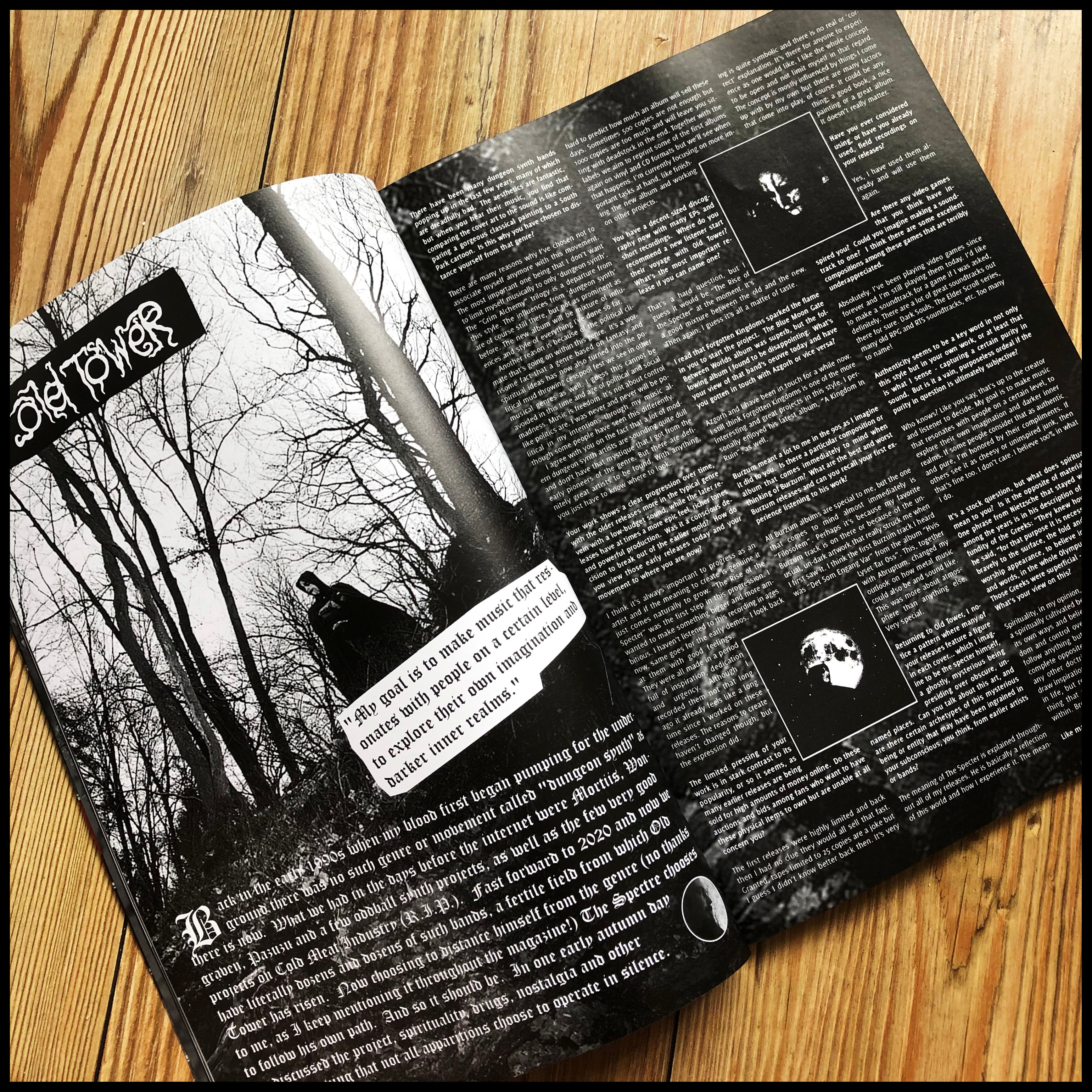 MOVING SALE:  THE CONVIVIAL HERMIT issue 9 (large, high quality black / death / underground metal & culture publication)
