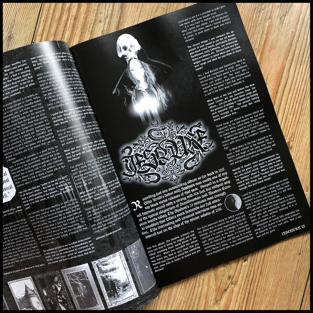 MOVING SALE:  THE CONVIVIAL HERMIT issue 9 (large, high quality black / death / underground metal & culture publication)