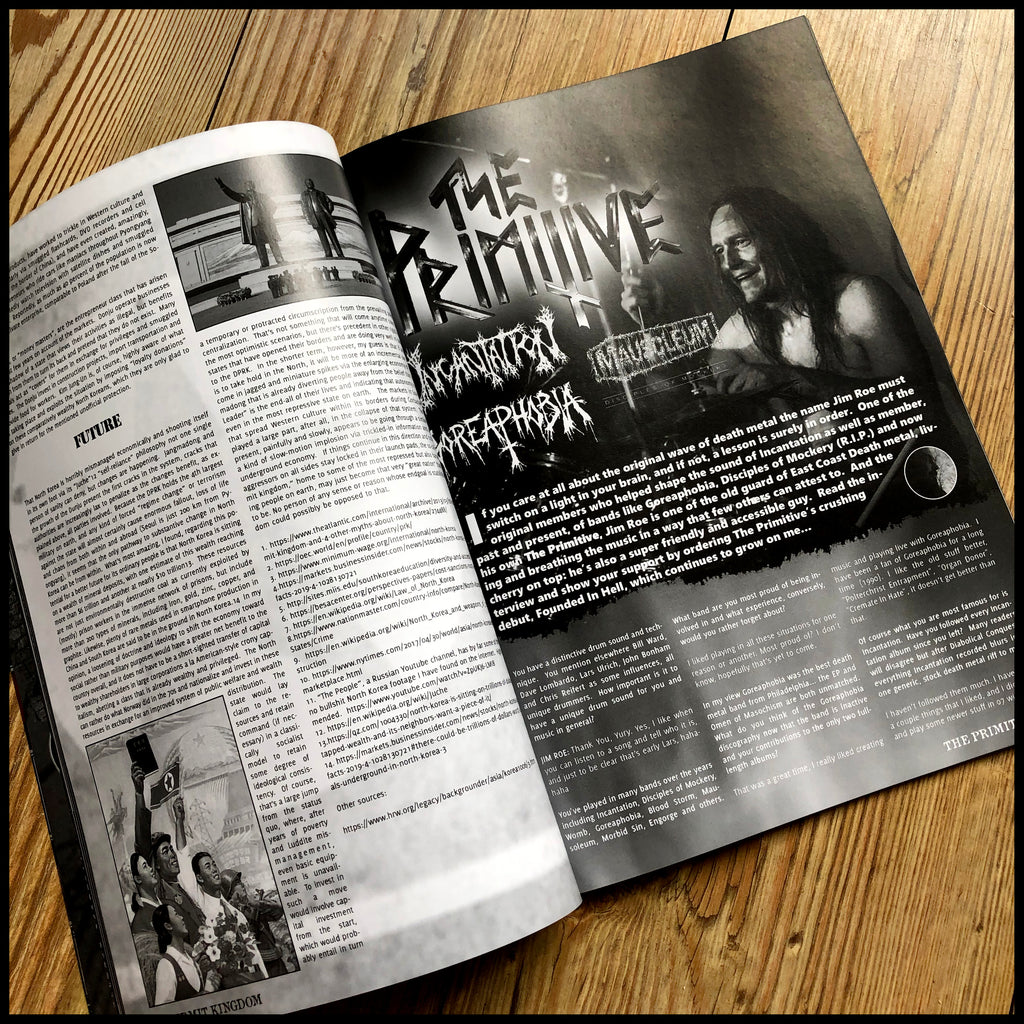 MOVING SALE:  THE CONVIVIAL HERMIT issue 9 (large, high quality black / death / underground metal & culture publication)