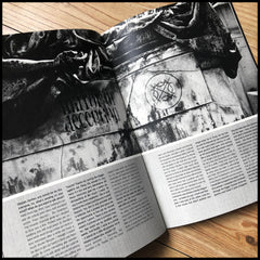 FEED THE BEAST #2 zine (superbly designed black/death metal publication)