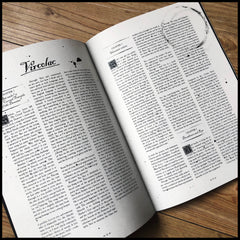 FEED THE BEAST #2 zine (superbly designed black/death metal publication)