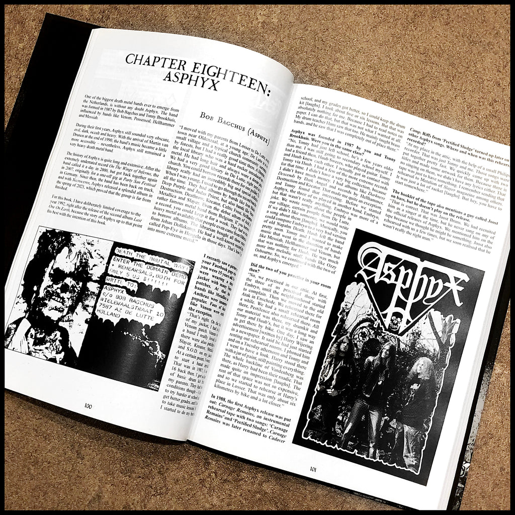 STREAMS OF ANCIENT WISDOM: THE HISTORY OF DUTCH DEATH & EXTREME METAL hardback book